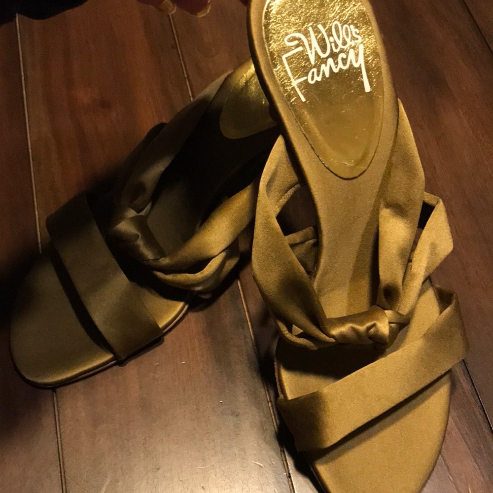 Italian Satin Kitten Heels